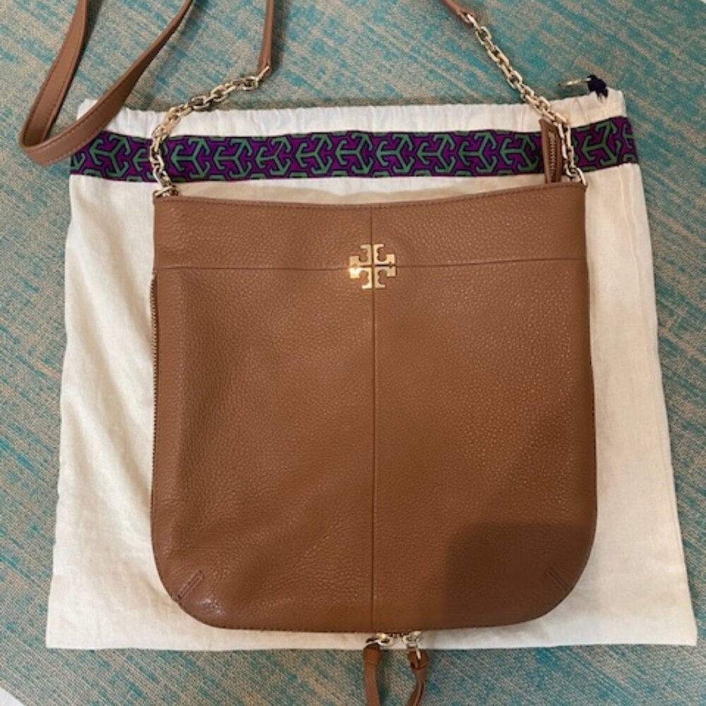 Tory Burch Brwon leather crossbody handbag